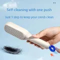 Magic Retractable Comb Self Cleaning Hair Brush Massage Anti-static Hair Smoothing Comb, Suitable for All Hair Types, Unisex Ratings 12