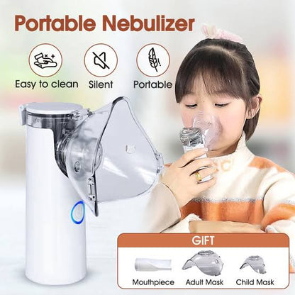 Portable Handheld Microgrid Nebulizer, Household Nebulizer For Adults, USB Medical Silent Mesh Nebulizer